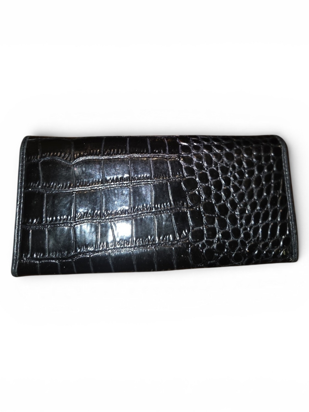 Vivienne Westwood Black Croc-Embossed Wallet - Picture 9 of 9